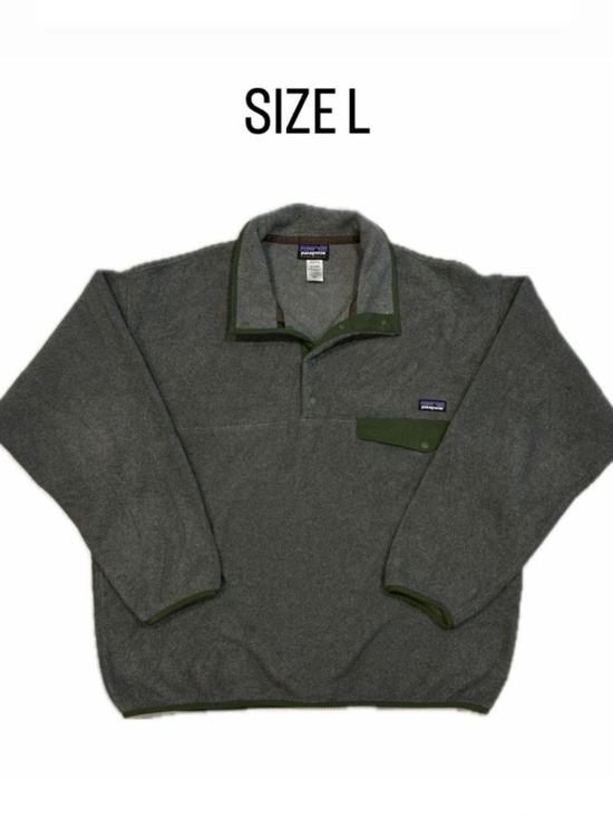 Patagonia Other - Vintage Patagonia Synchilla Snap-T Fleece Pullover - Men's Large - Charcoal Grey